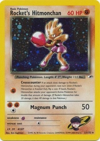 Rocket's Hitmonchan [Crosscounter | Magnum Punch] Card Front
