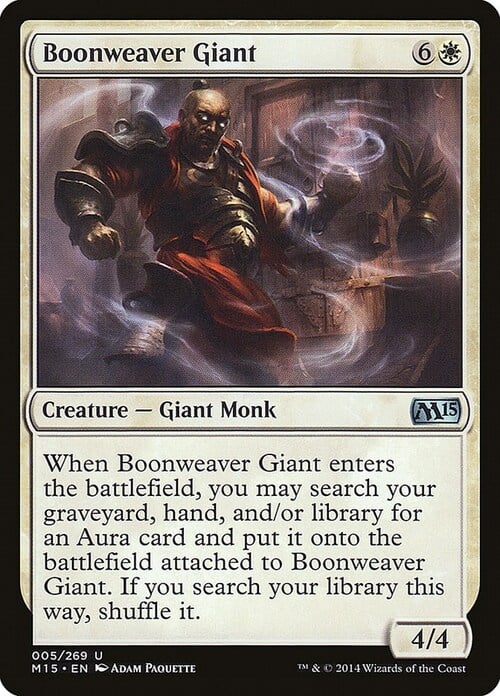 Boonweaver Giant Card Front