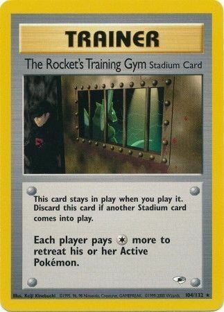 The Rocket's Training Gym Card Front