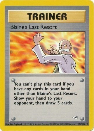 Blaine's Last Resort Card Front