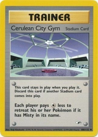 Cerulean City Gym Card Front