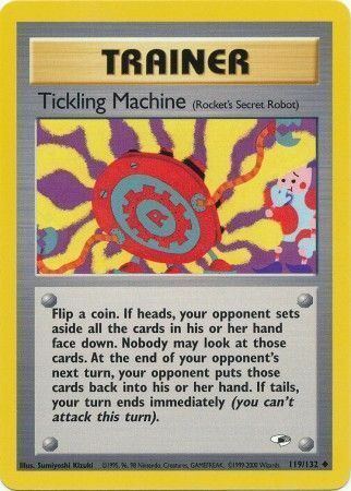 Tickling Machine Card Front
