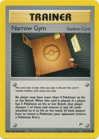 Narrow Gym Card Front