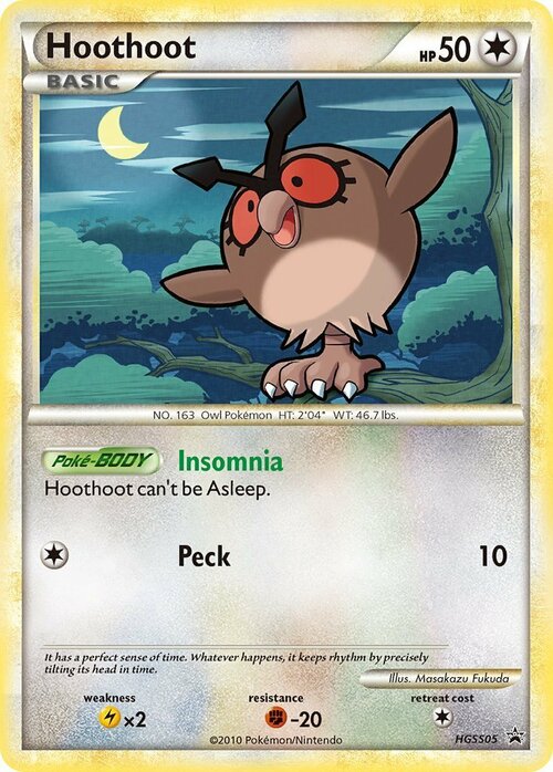 Hoothoot Card Front