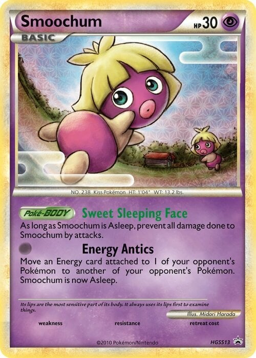 Smoochum [Energy Antics] Card Front