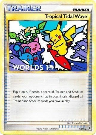 Tropical Tidal Wave Card Front