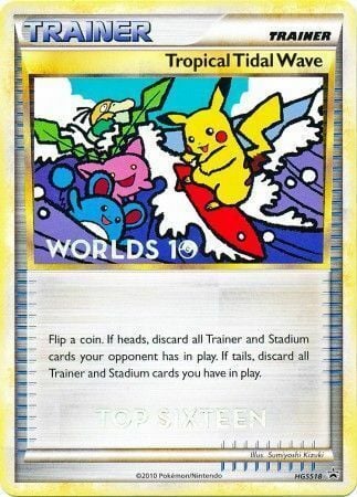 Tropical Tidal Wave Card Front