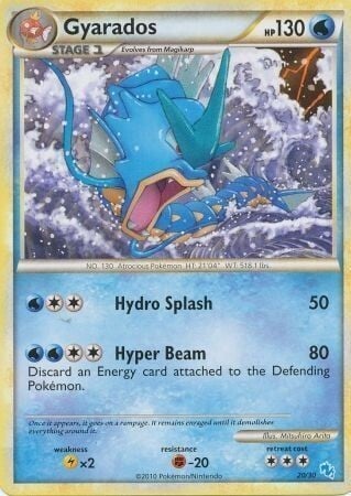 Gyarados Card Front