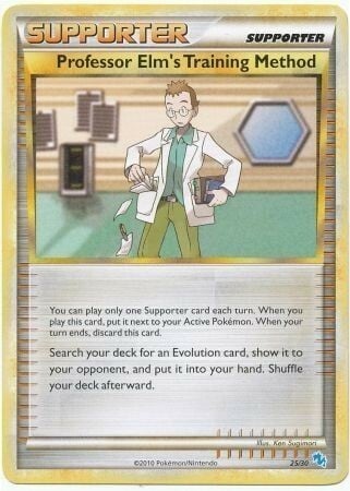 Professor Elm's Training Method Card Front