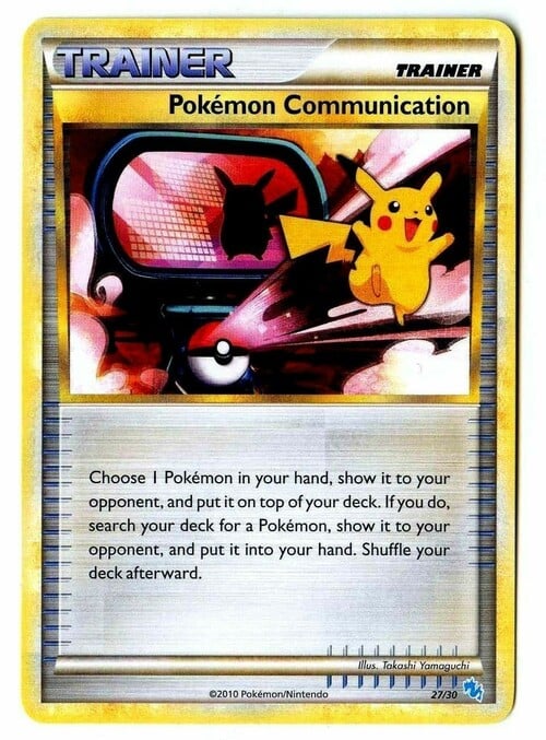 Comunicazione Pokémon Card Front