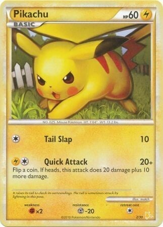 Pikachu δ #1 Card Front