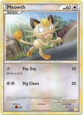 Meowth Card Front