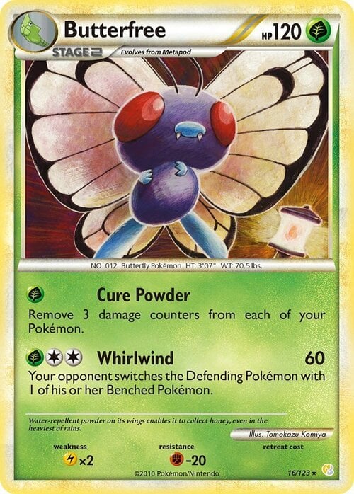 Butterfree Card Front