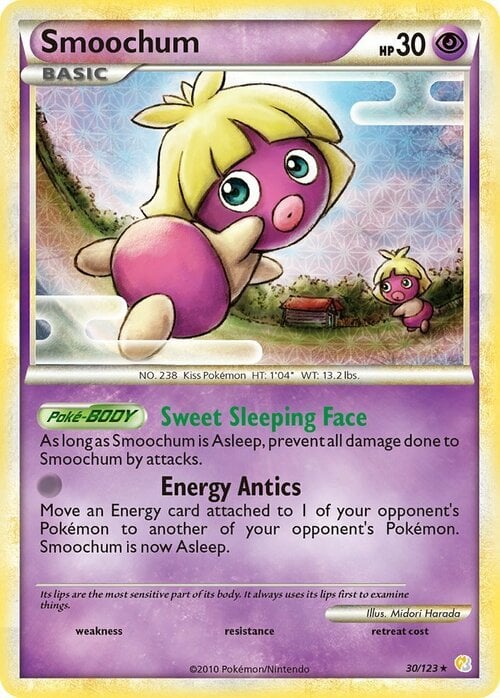 Smoochum [Energy Antics] Card Front