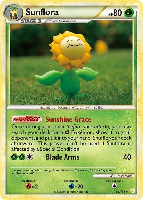 Sunflora Card Front