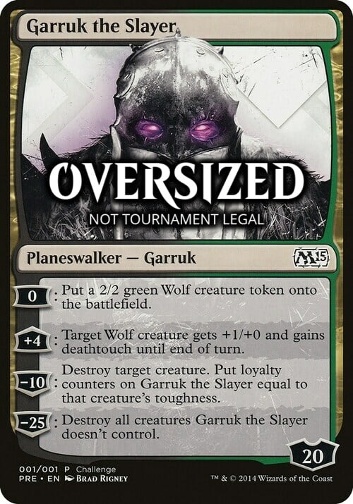 Garruk the Slayer Card Front
