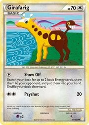 Girafarig [Show Off | Psyshot]