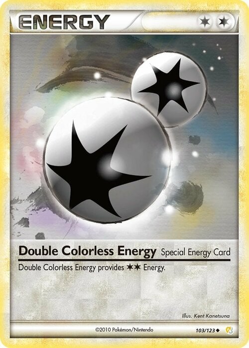 Double Colorless Energy Card Front