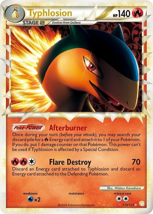 Typhlosion Card Front