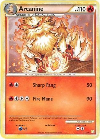 Arcanine Card Front