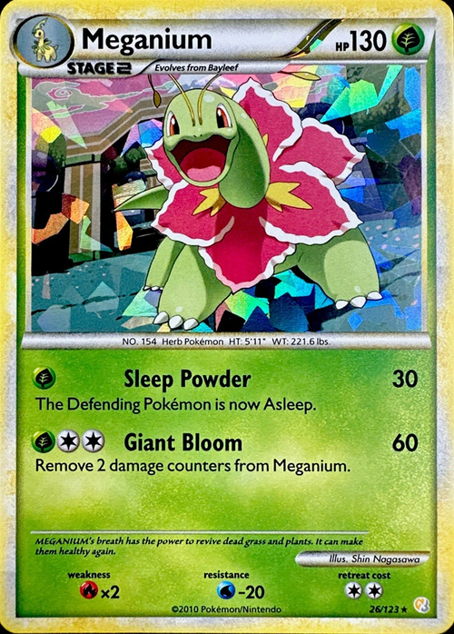 Meganium Card Front