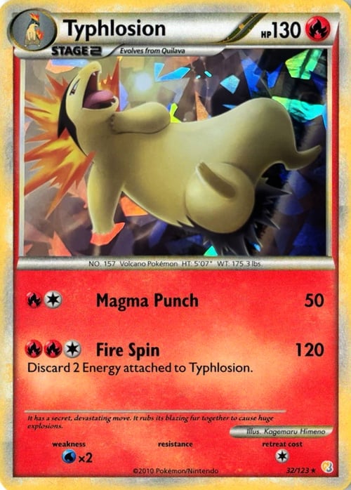 Typhlosion Card Front