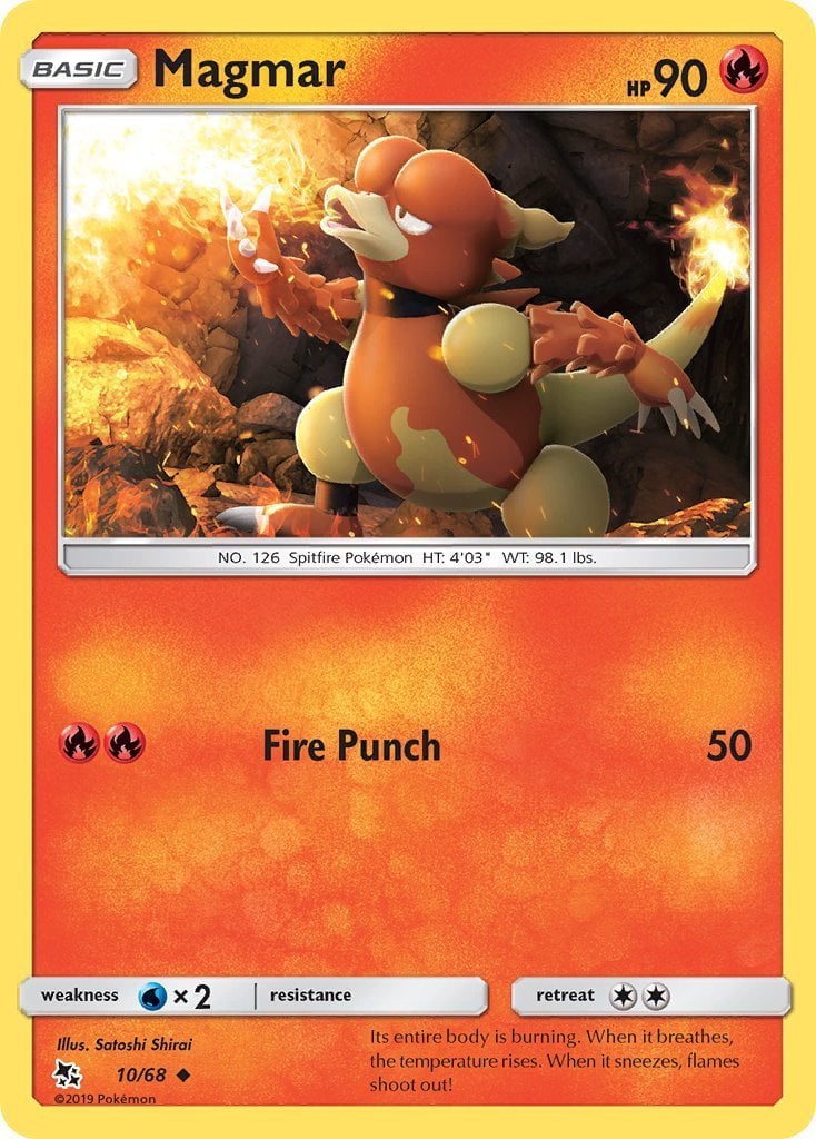basic magmar pokemon card - 126/165 - Pokemon 151 - Reverse Foil The item available is listed in the Title Magmar 010 - Reverse Holofoil