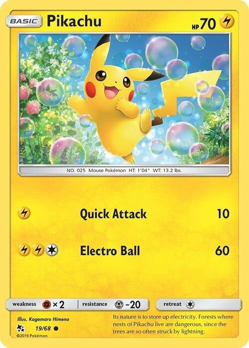Pikachu [Quick Attack | Electro Ball] Card Front