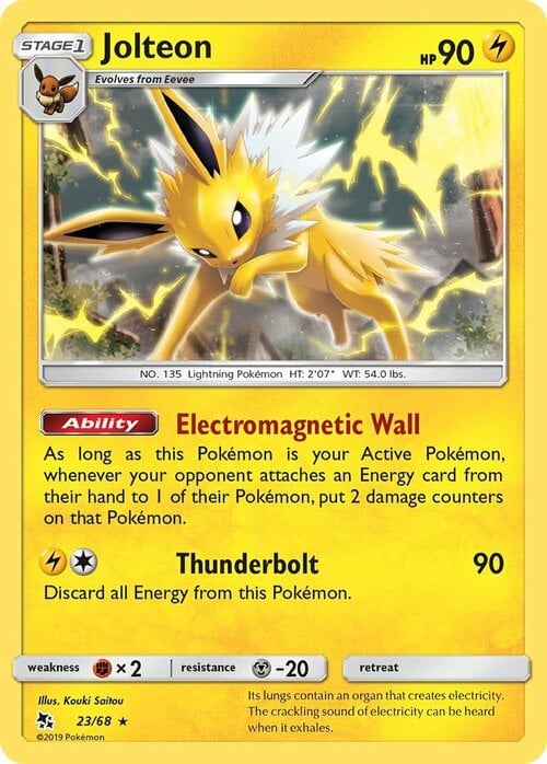 Jolteon [Electromagnetic Wall | Thunderbolt] Card Front