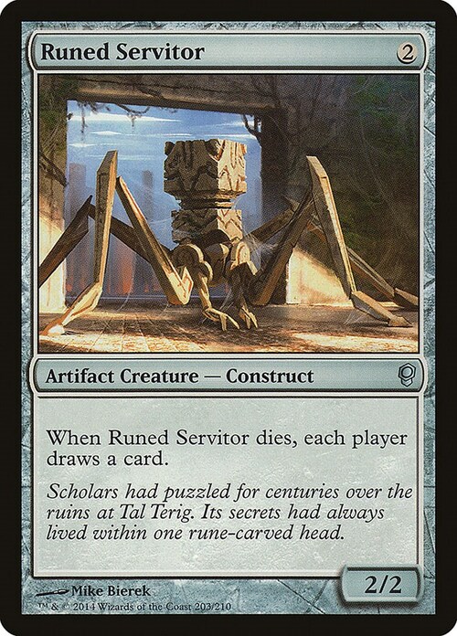 Runed Servitor Card Front