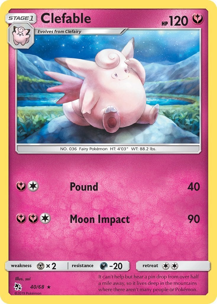 Clefable Hidden Fates | Pokmon | CardTrader Clefable Hidden Fates | Pokmon | CardTrader