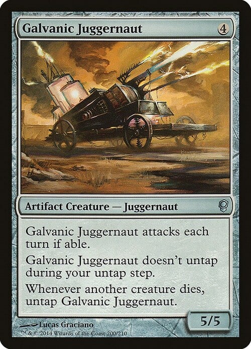 Galvanic Juggernaut Card Front