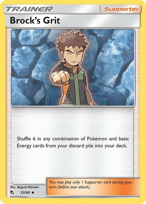 Tenacia di Brock Card Front