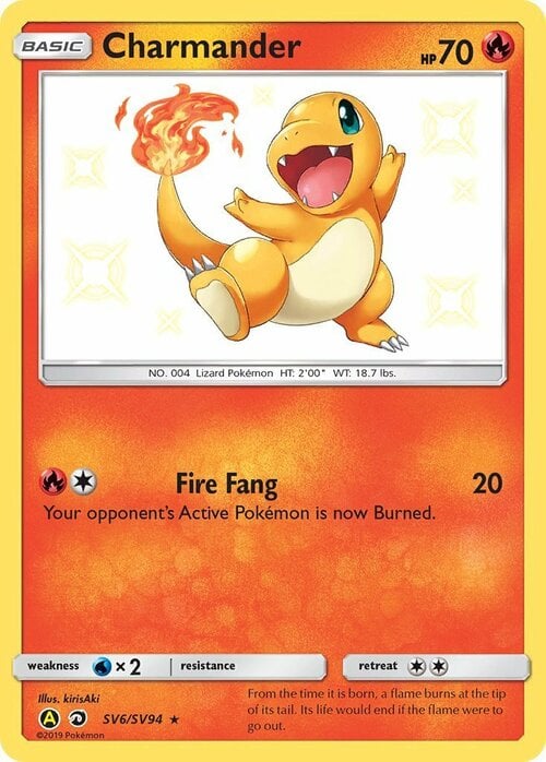 Charmander [Fire Fang] Card Front