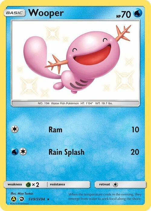 Wooper [Ram | Rain Splash] Card Front