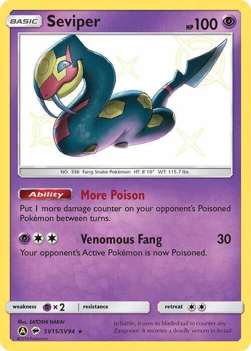 Seviper Card Front