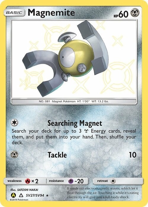 Magnemite [Searching Magnet | Tackle] Card Front