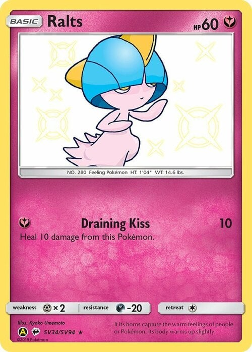 Ralts [Draining Kiss] Card Front
