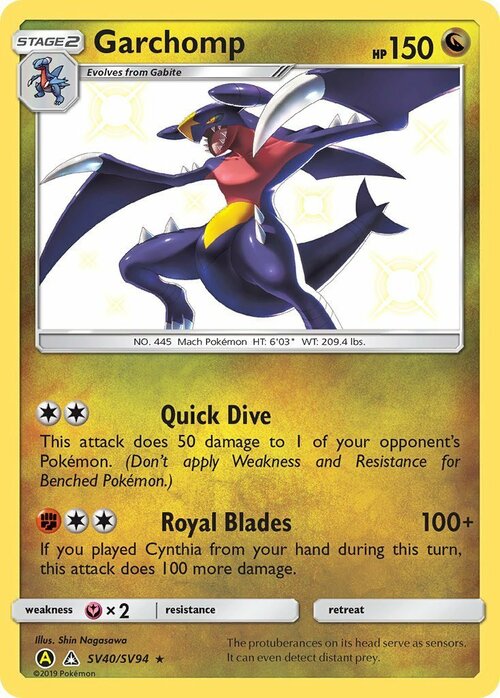 Garchomp Card Front