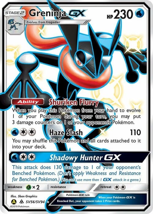 Greninja GX Card Front