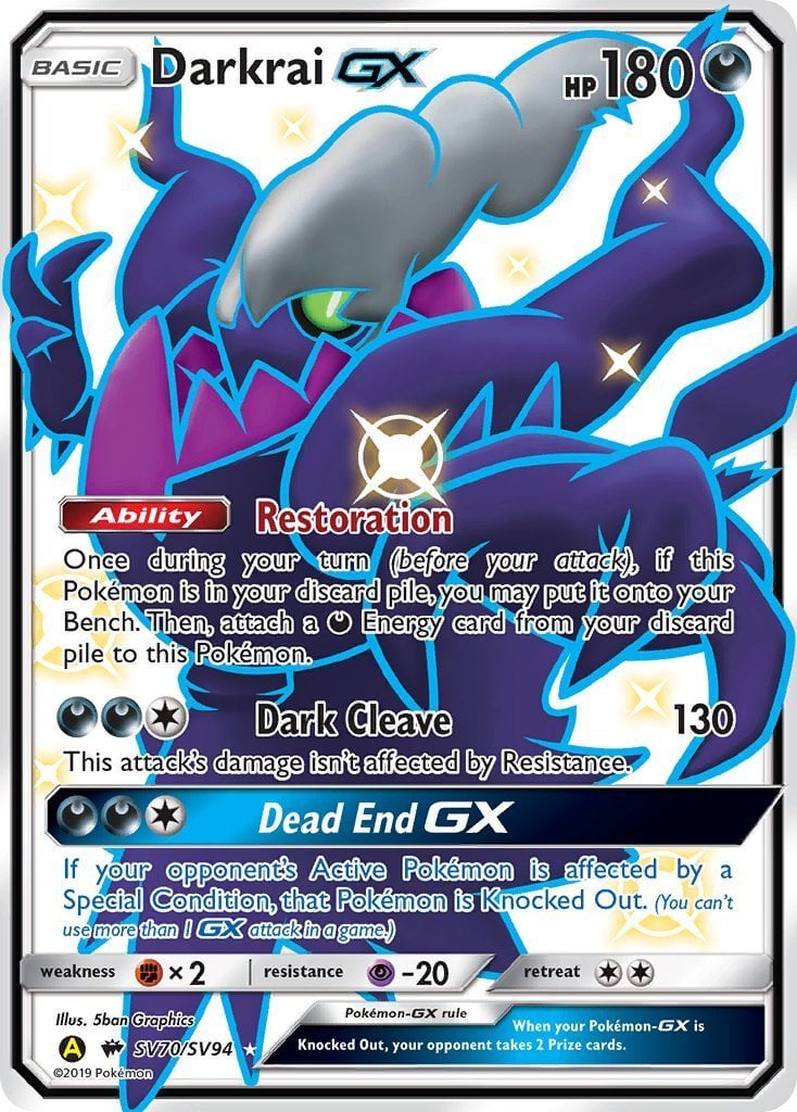 darkrai gx pokemon card Darkrai GX