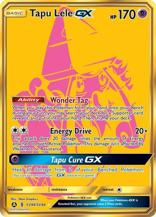 Tapu Lele GX [Energy Drive] Card Front