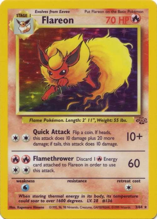 Flareon Card Front