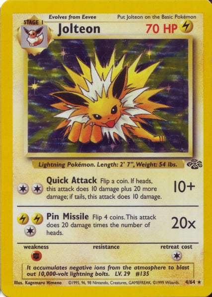 Jolteon Card Front