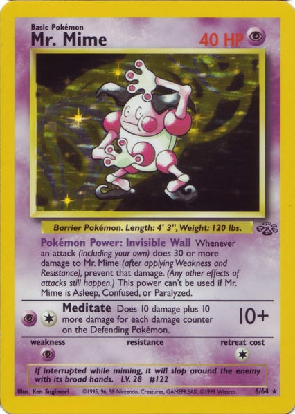 Mr. Mime Card Front