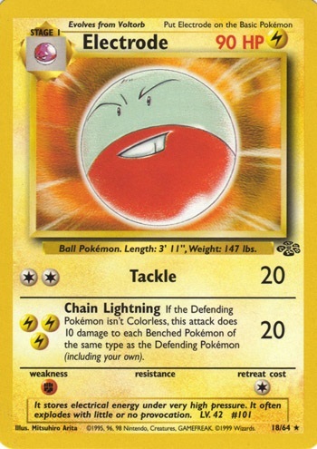 Electrode Card Front