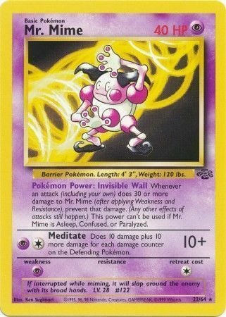 Mr. Mime Card Front