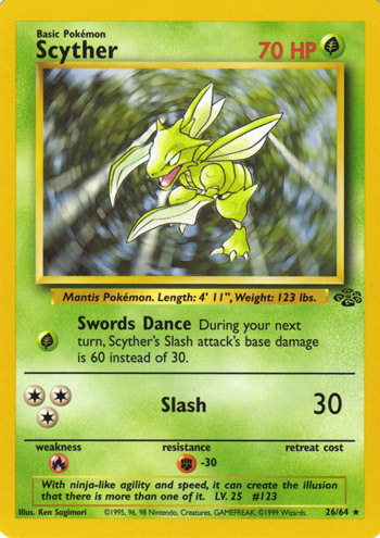 Scyther Card Front