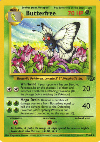 Butterfree Card Front