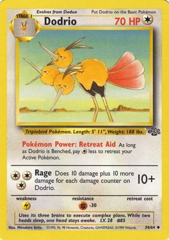 Dodrio Card Front